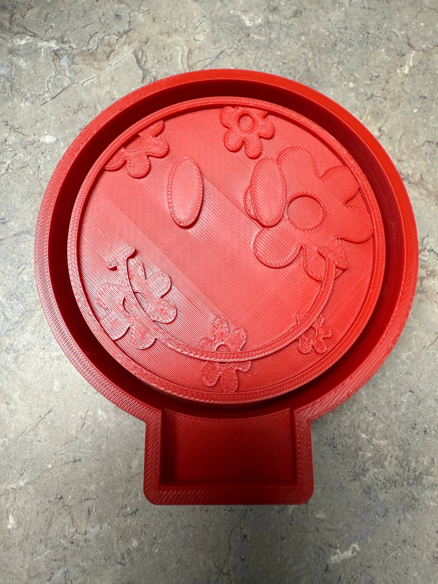 Daisy Smiley Face Freshie Mold | Flower Smiley Face Freshie Mold