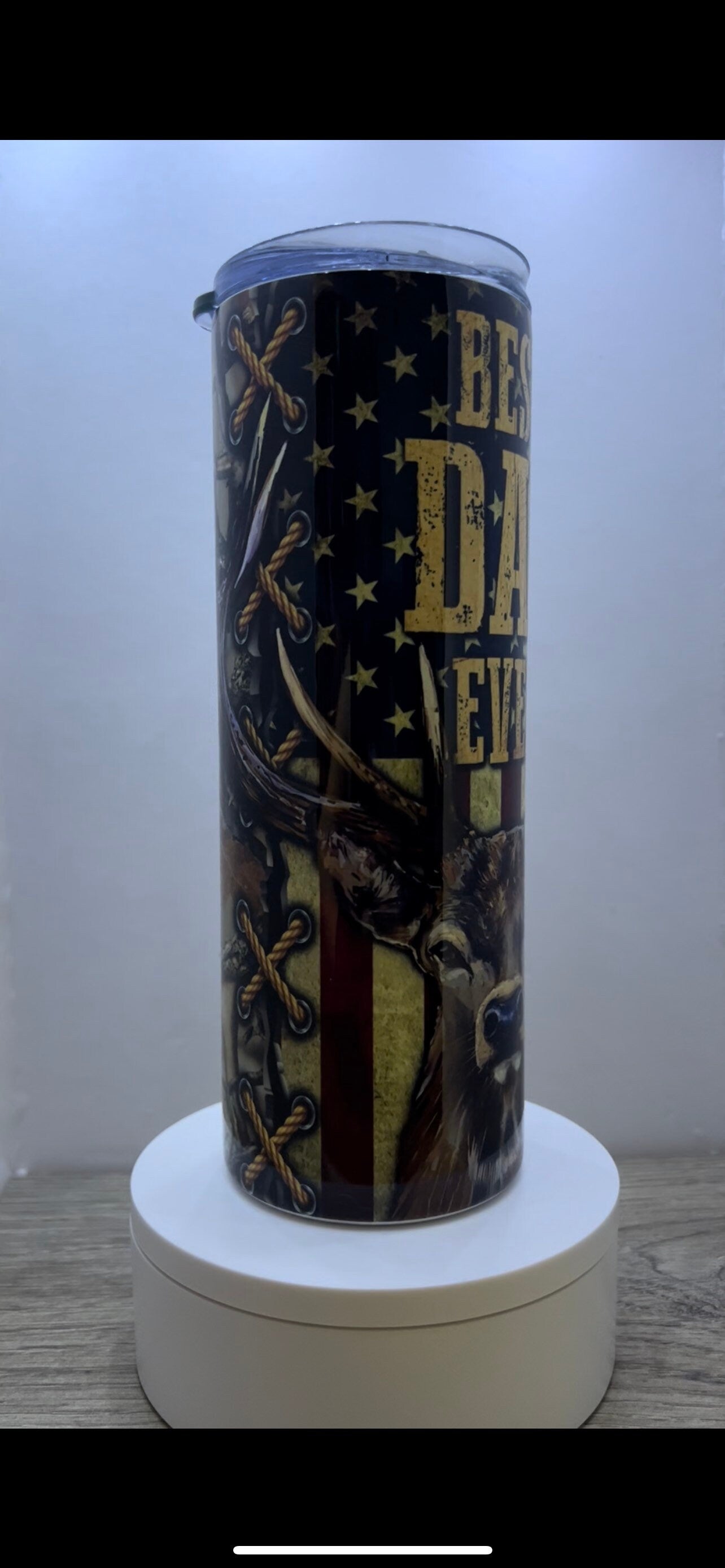 20oz or 30oz Best Dad Ever Deer Hunting Tumbler