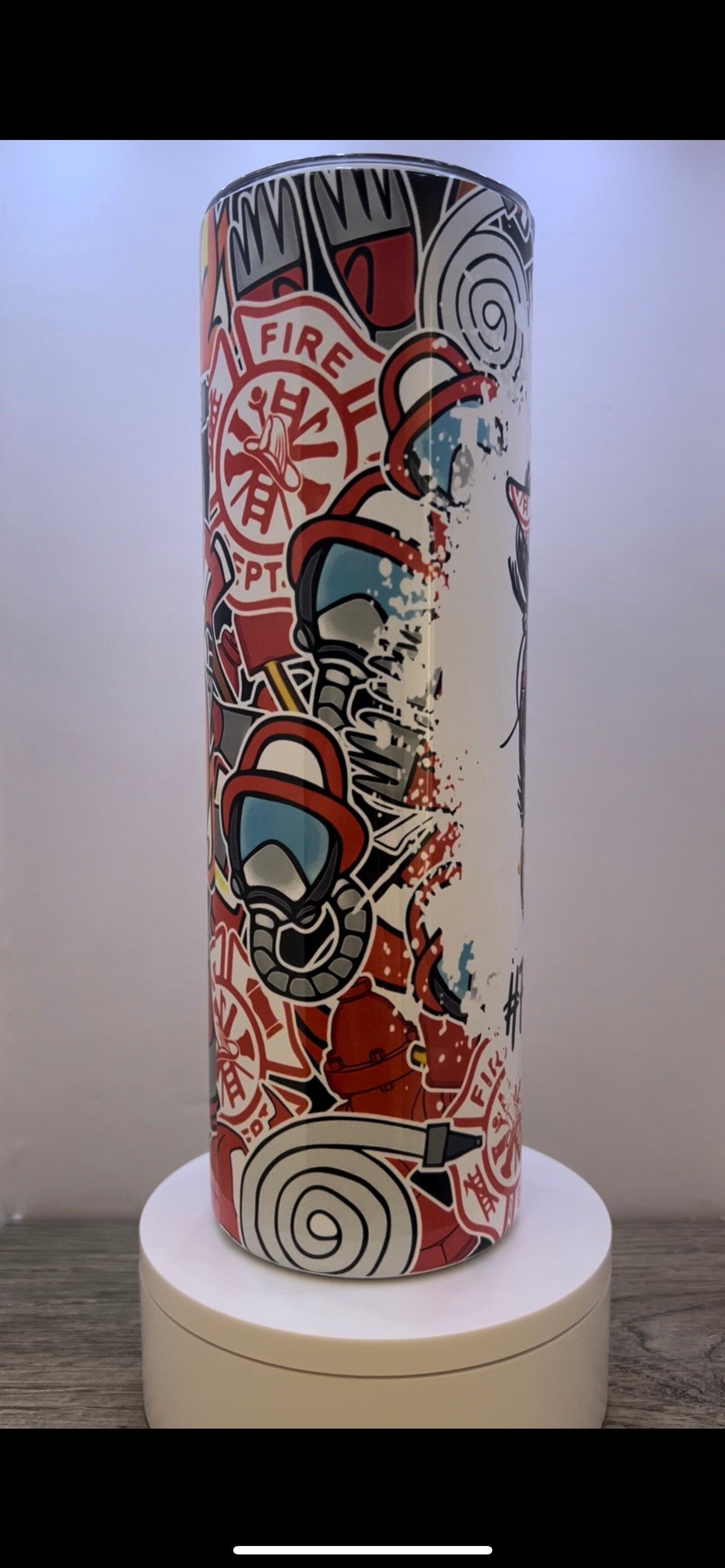 20oz or 30oz Firefighter tumbler