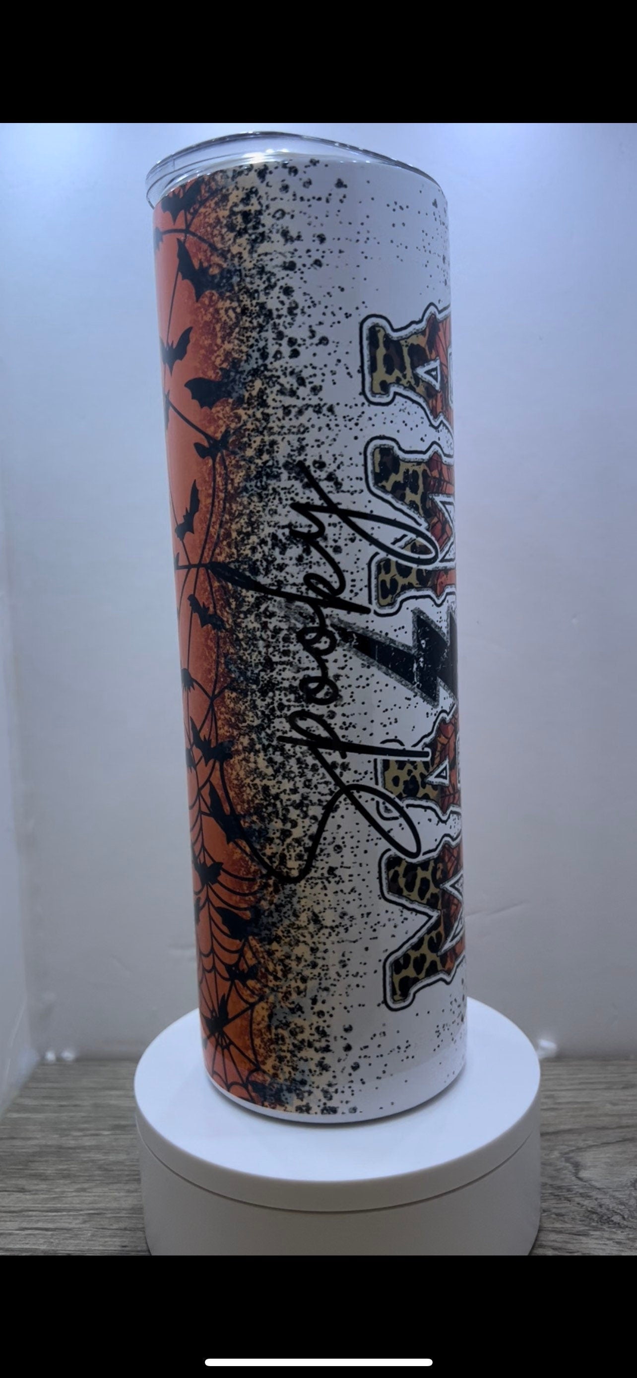 20oz or 30oz Spooky Mama Halloween Sublimation Tumbler