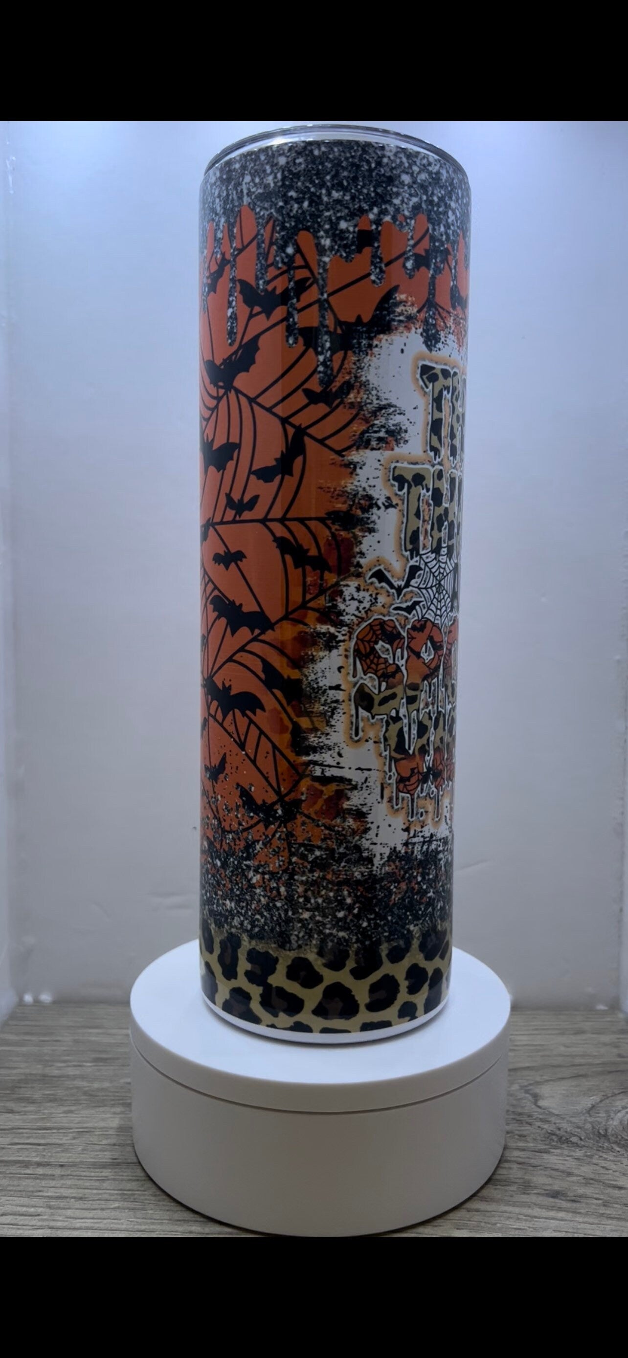 20oz or 30oz Thick Thighs and Spooky Vibes Halloween Sublimation Tumbler