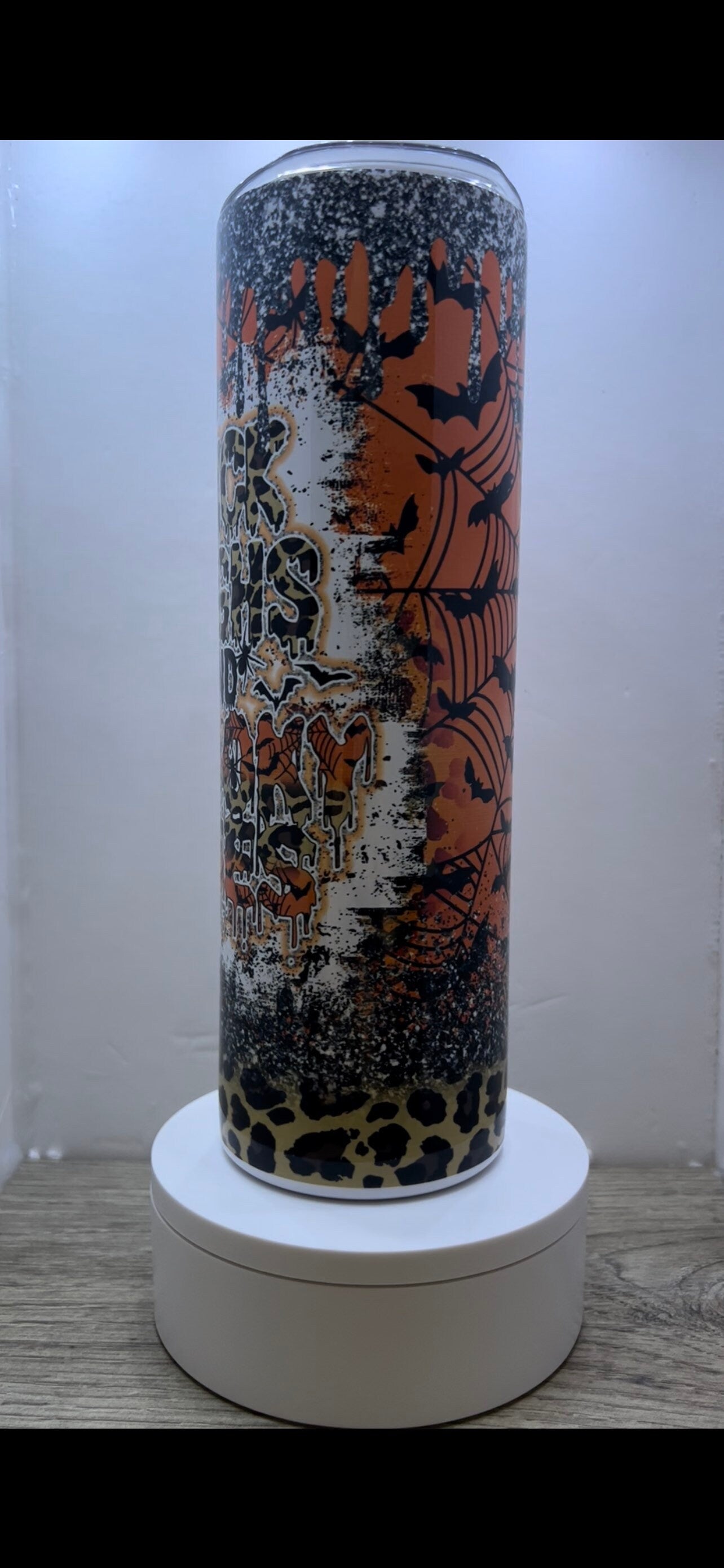 20oz or 30oz Thick Thighs and Spooky Vibes Halloween Sublimation Tumbler