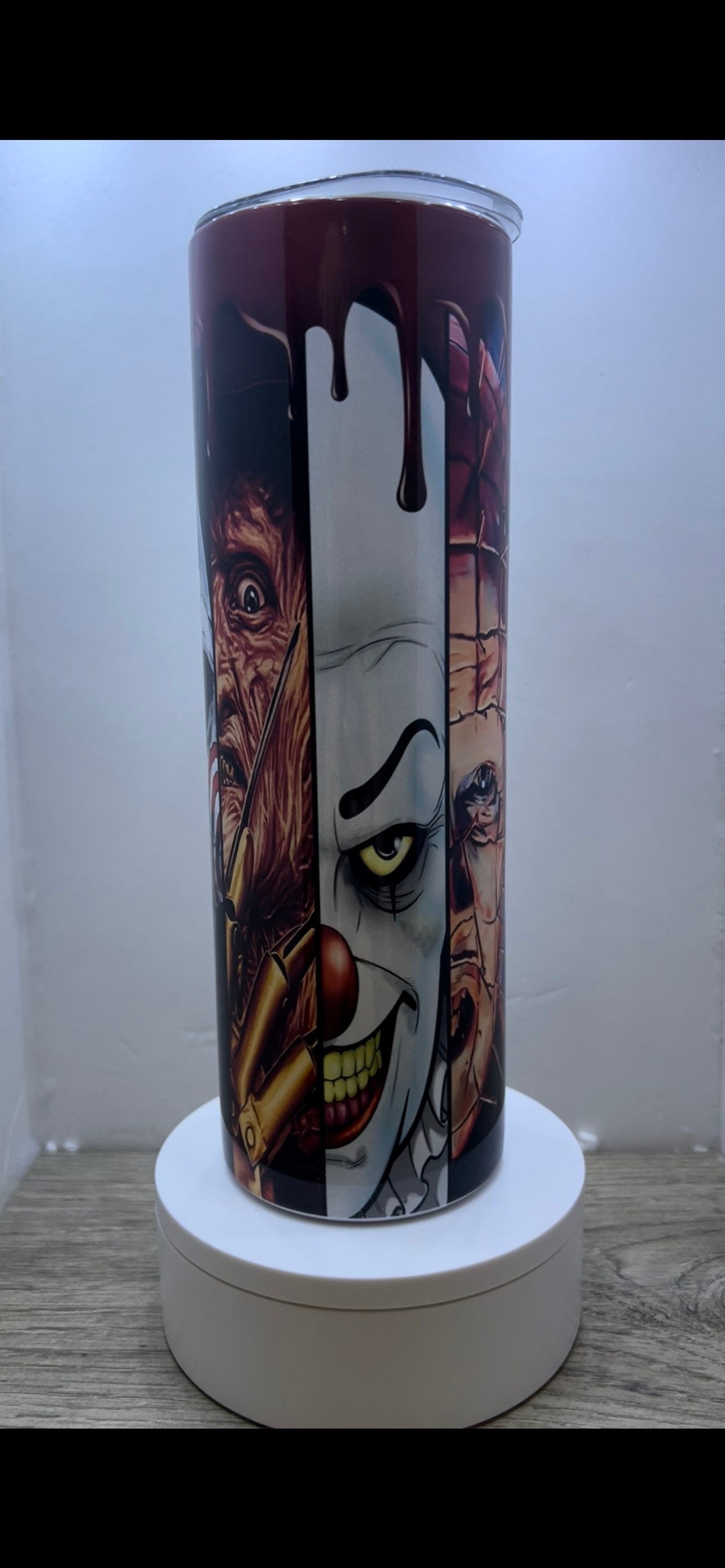 20oz or 30oz Horror Movie Sublimation Tumbler