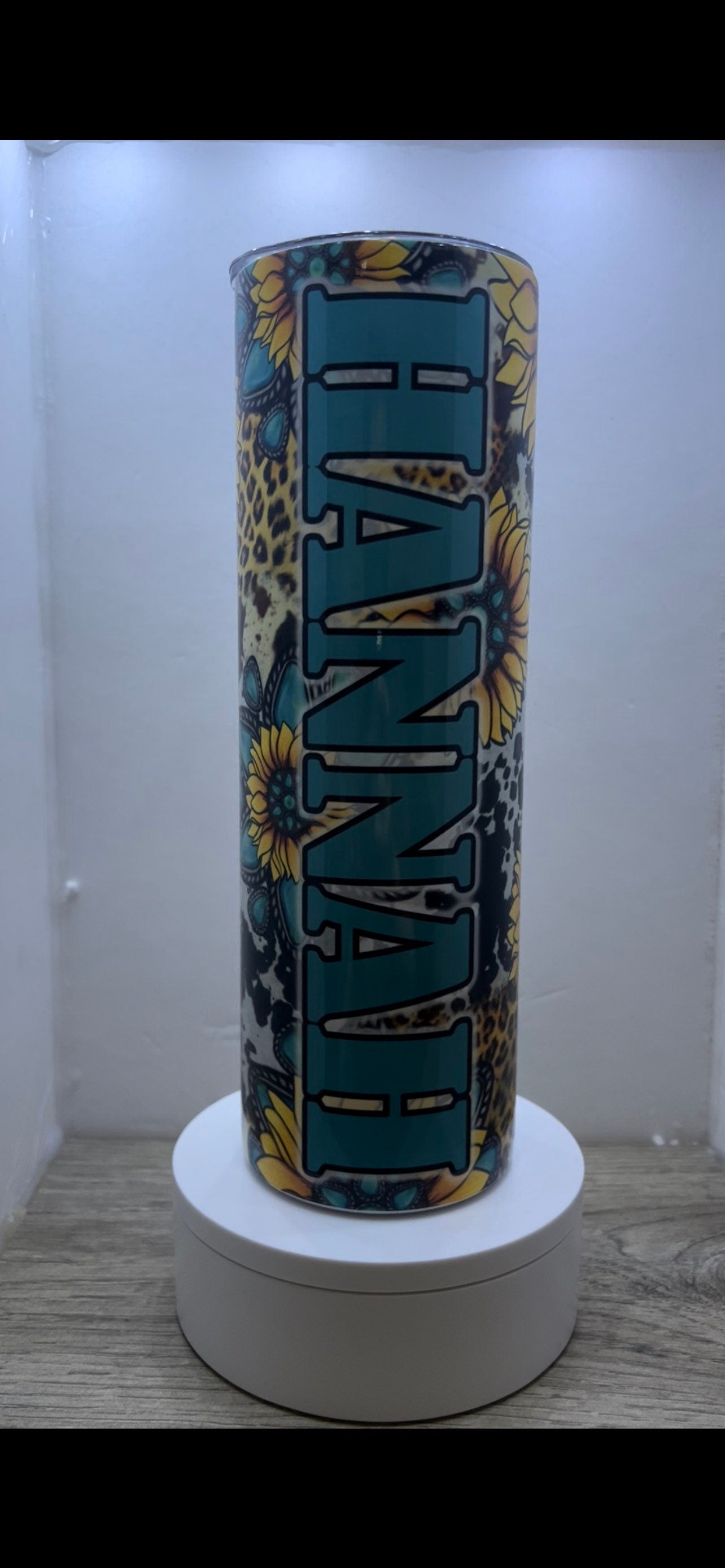 20oz or 30oz Sunflower Tumbler | sublimation tumbler | personalized tumbler