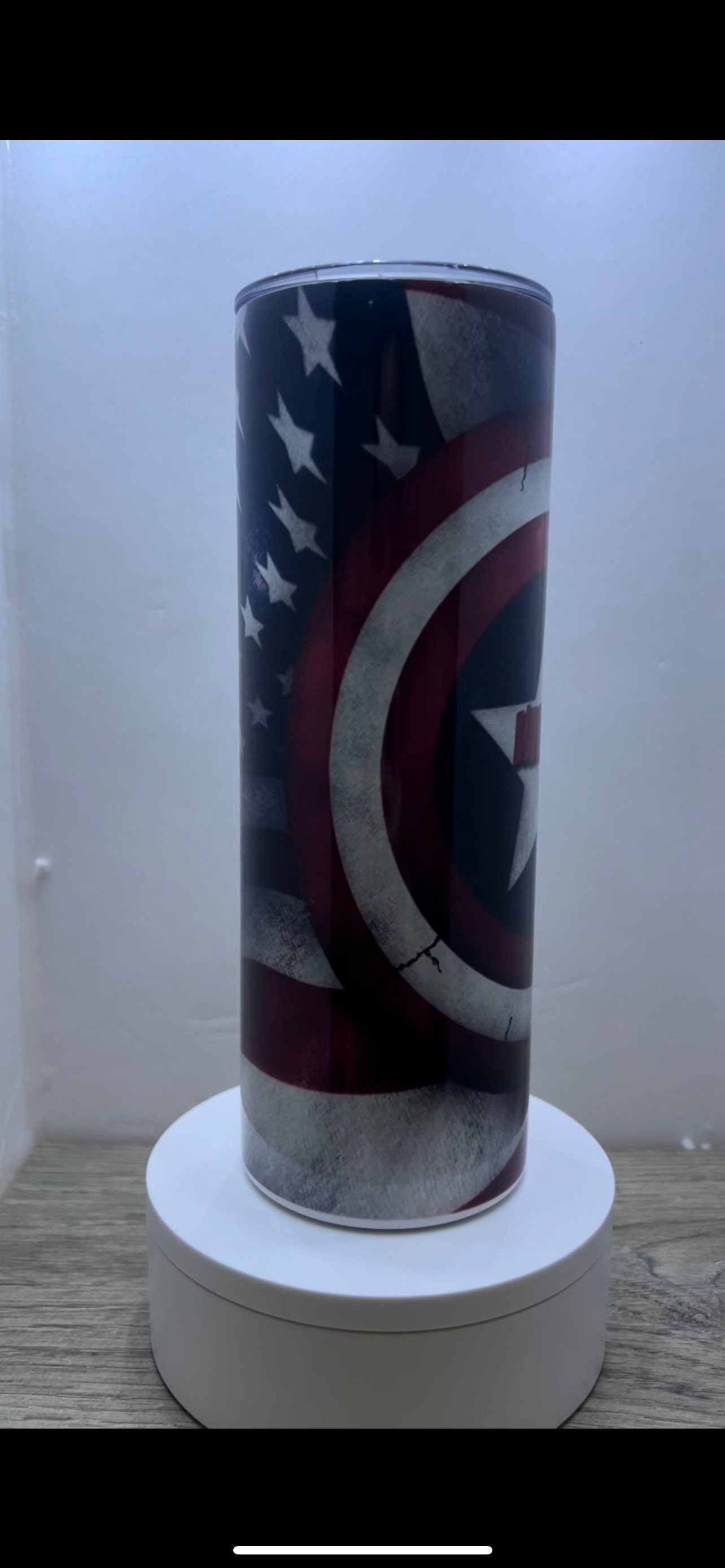 20oz or 30oz Sublimation Captain America Tumbler
