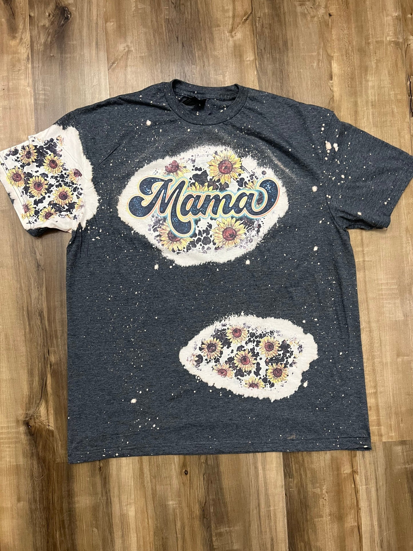 Mama Sublimation Bleached Shirt