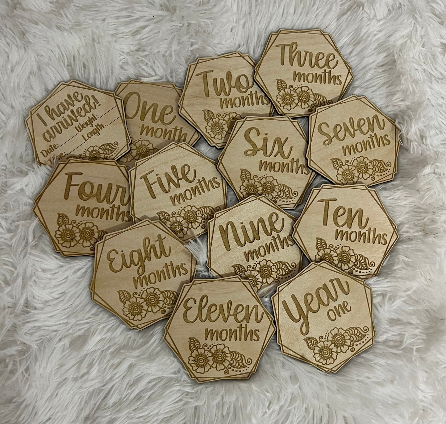 Baby milestone disks