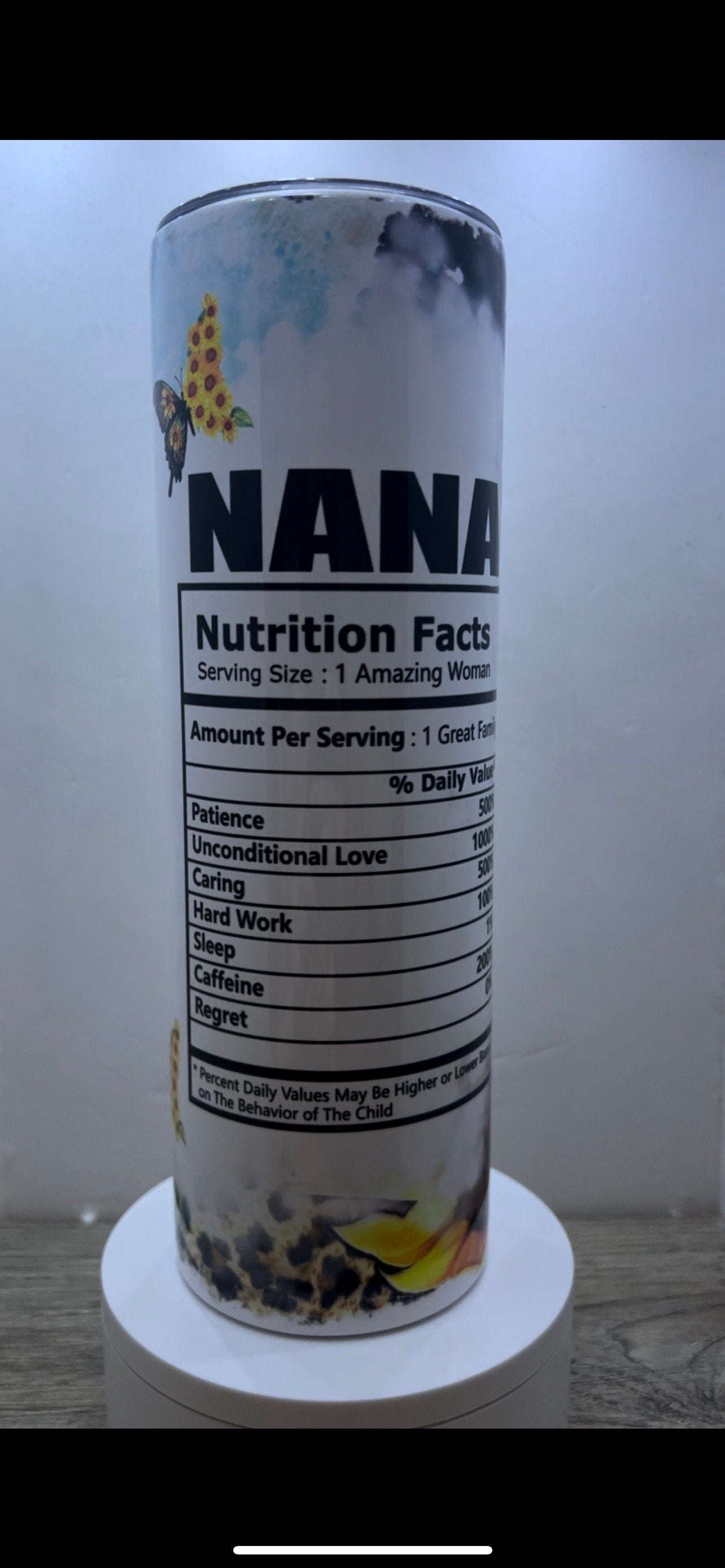20oz or 30oz Best Nana Ever Sublimation Tumbler