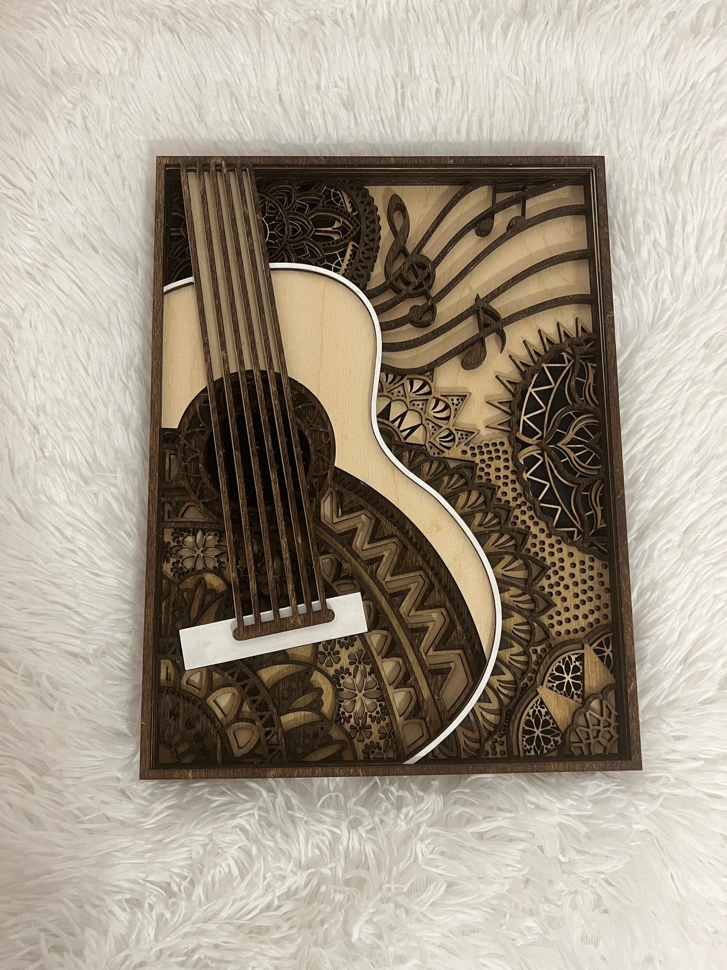 Multi-Layered Mandala Guitar