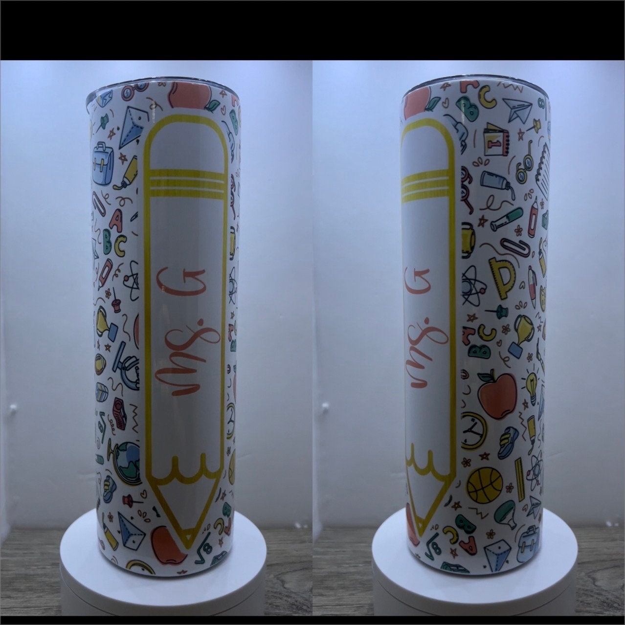 20oz or 30oz Personalized Teacher Sublimation Tumbler