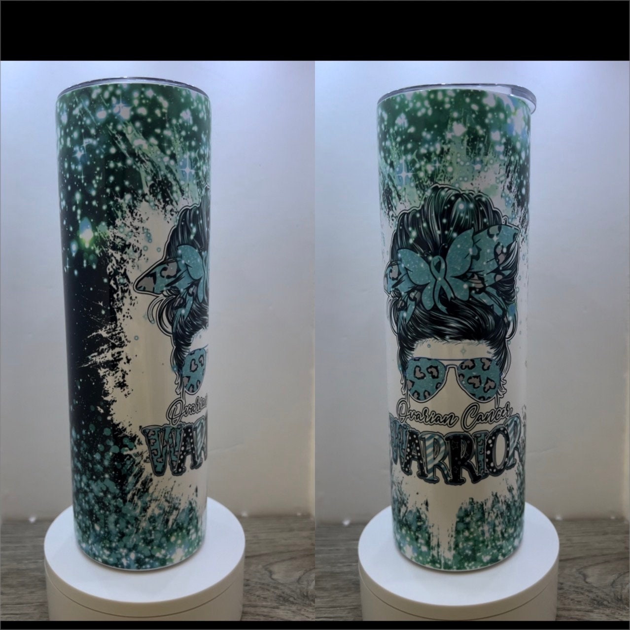 20oz or 30oz Ovarian Cancer Warrior Sublimation Tumbler