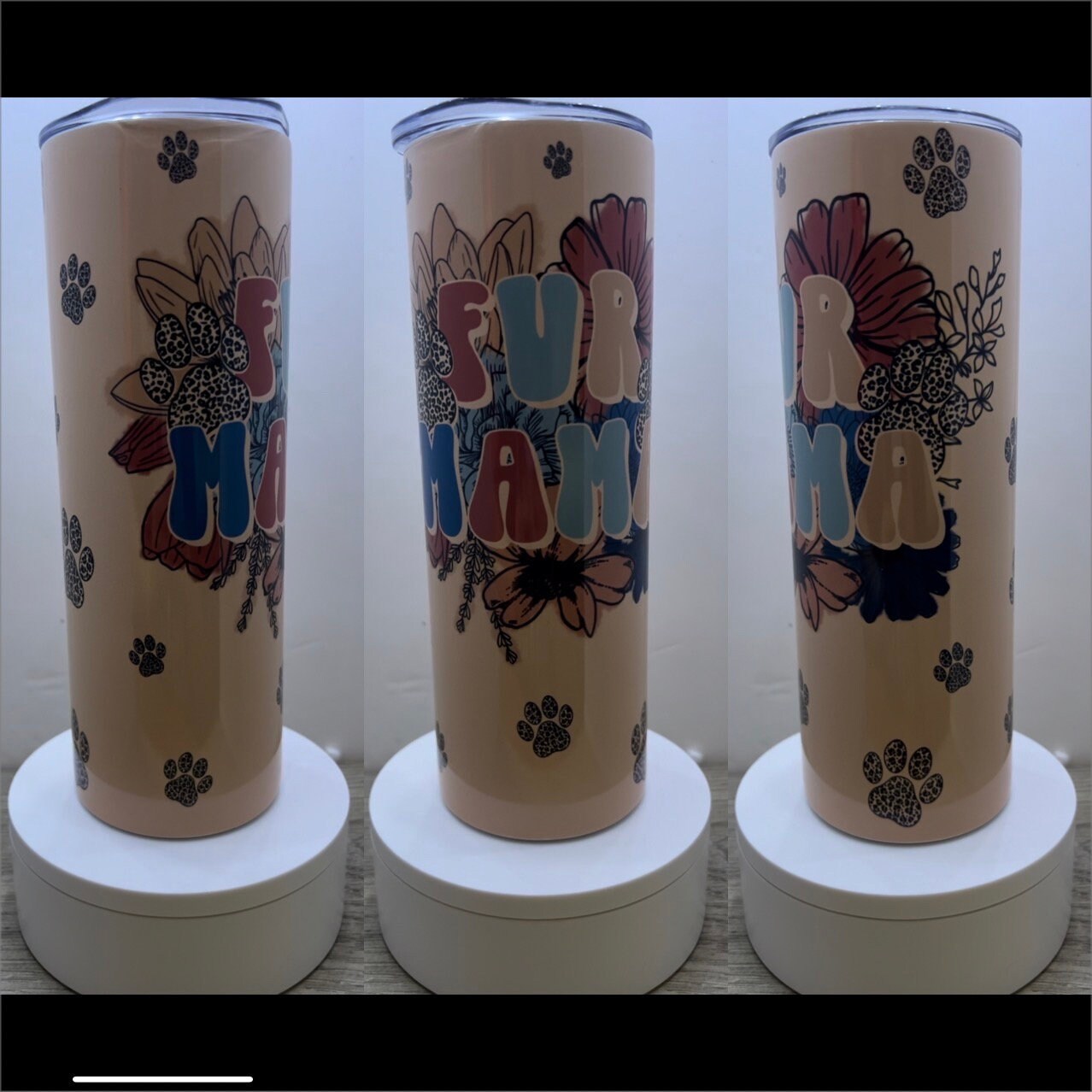 20oz or 30oz Fur Mama Sublimation tumbler