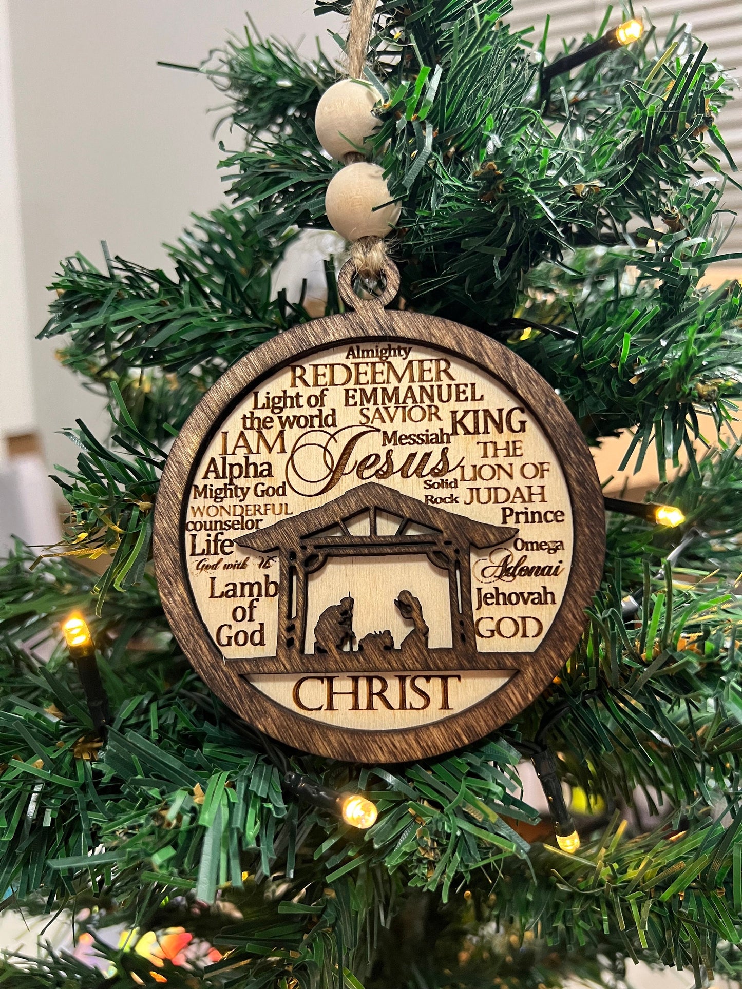 Nativity Christmas ornament
