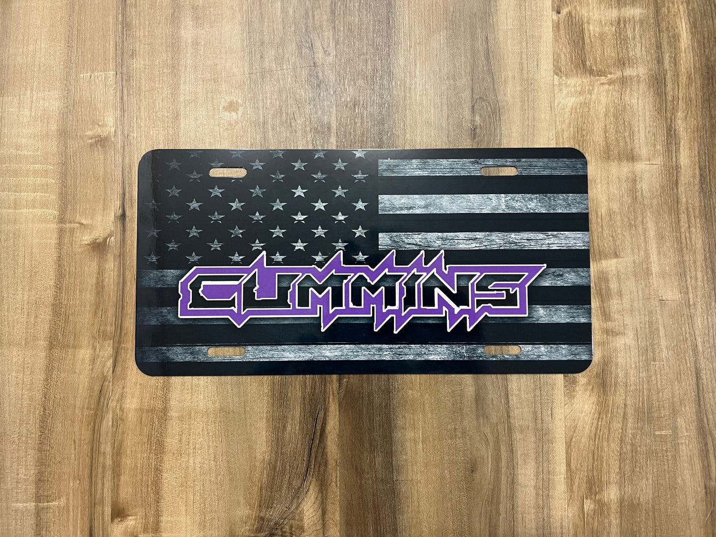 Cummins License Plate, customizable license plate