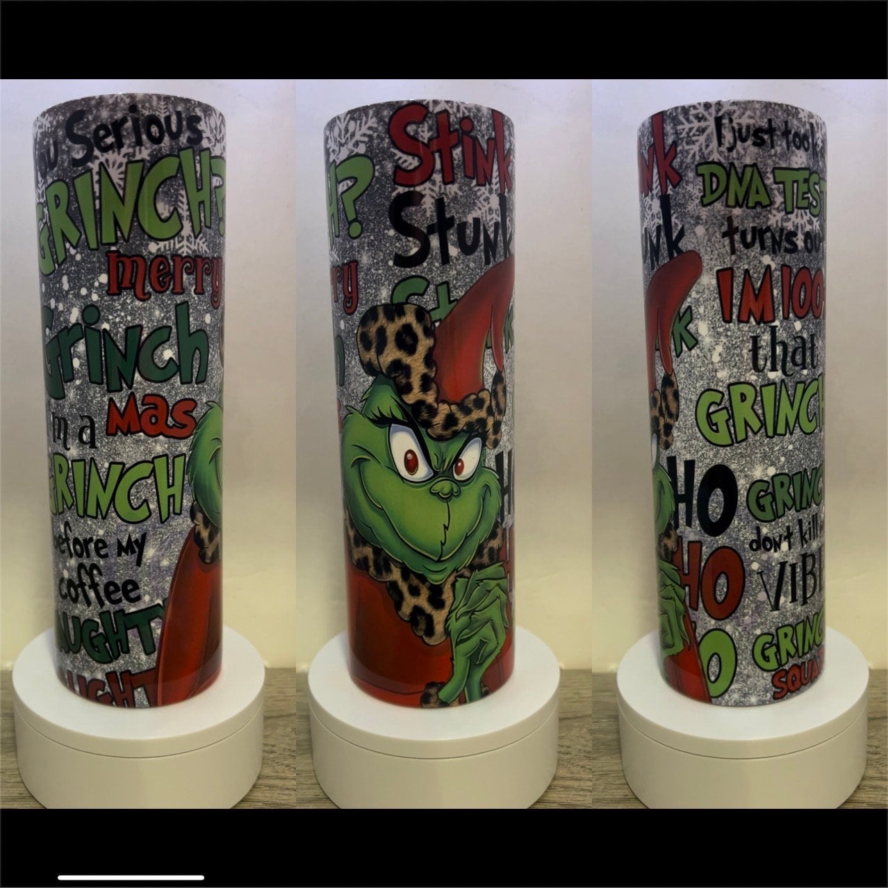 20oz or 30oz Merry Grinchmas Sublimation Tumbler
