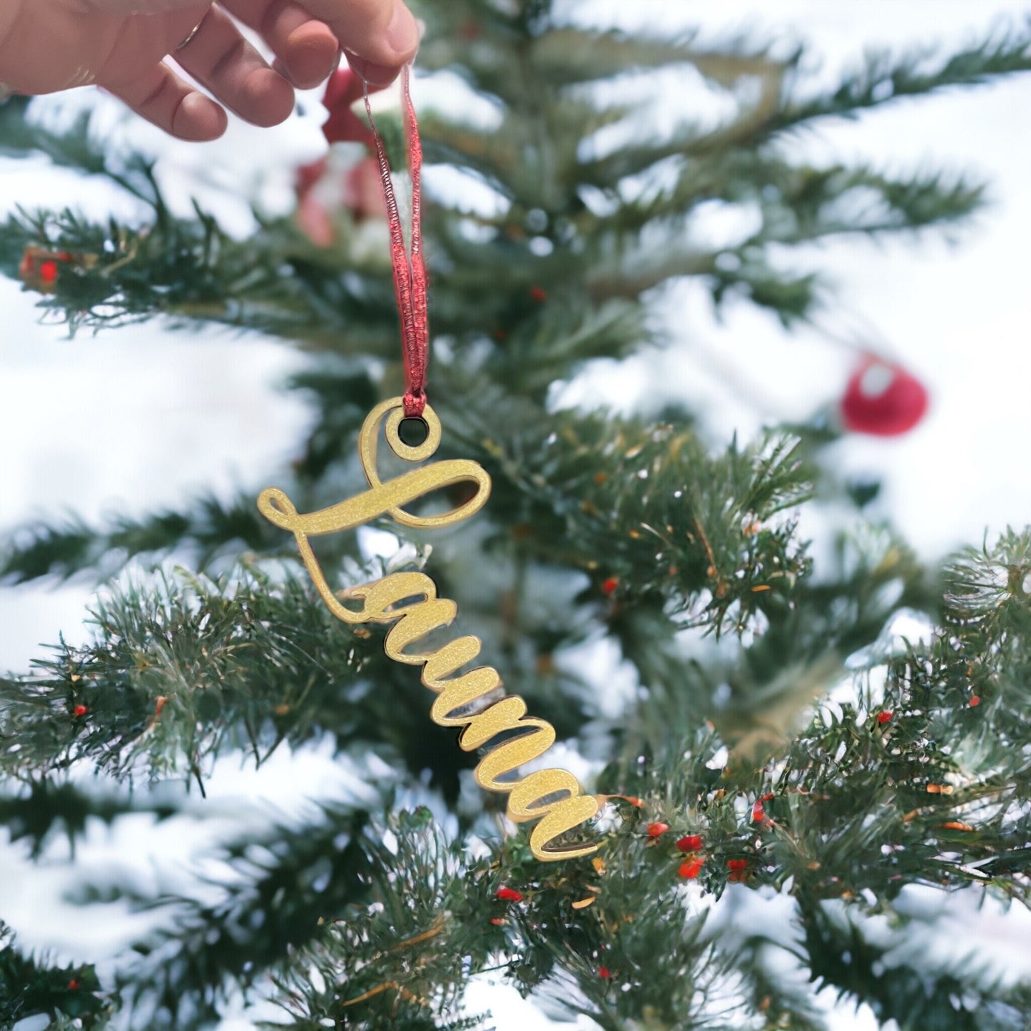 Personalized Name Ornament | Personalized Stocking Name Tag