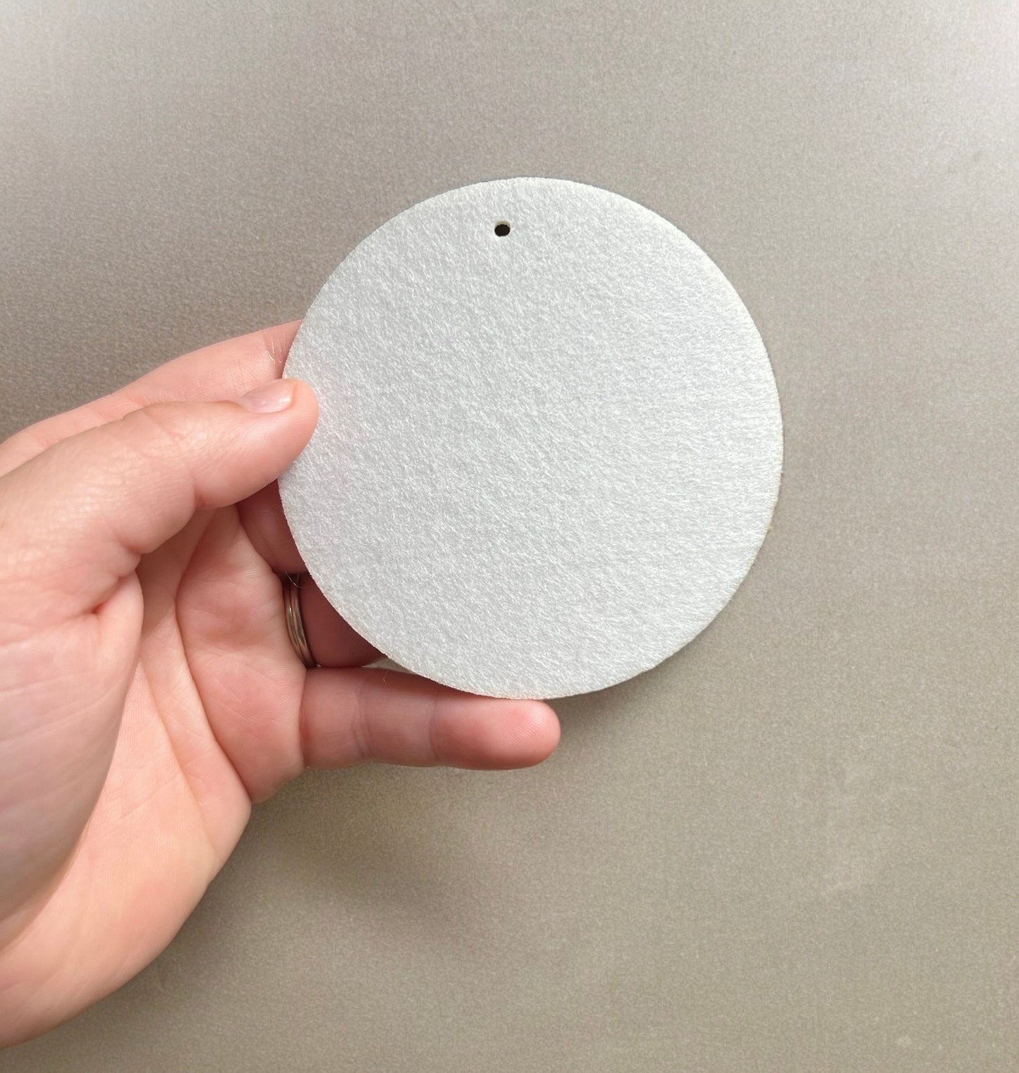 Round Circle Shaped Felt Air Freshener Blank | Sublimation Blank