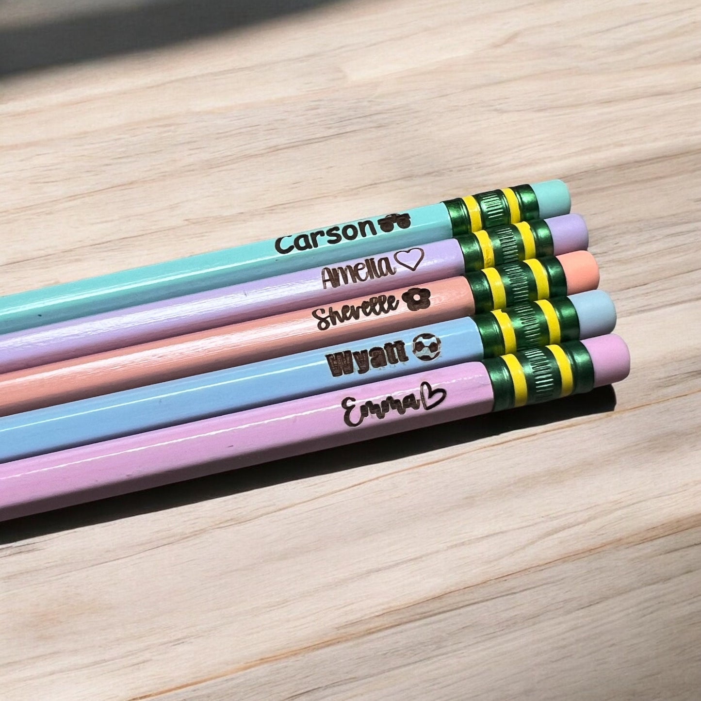 Personalized Ticonderoga Brand Pencil | Pastel Personalized Pencil | Back to School