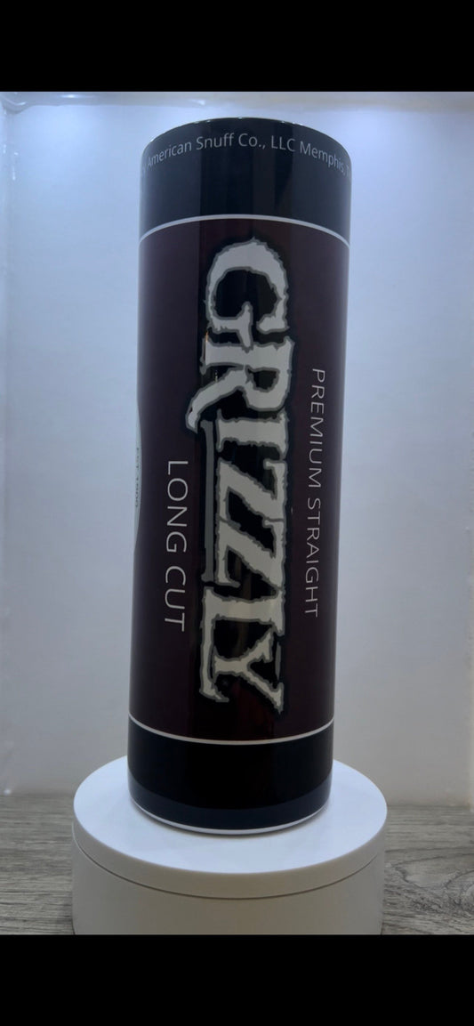 20oz or 30oz grizzly sublimation tumbler