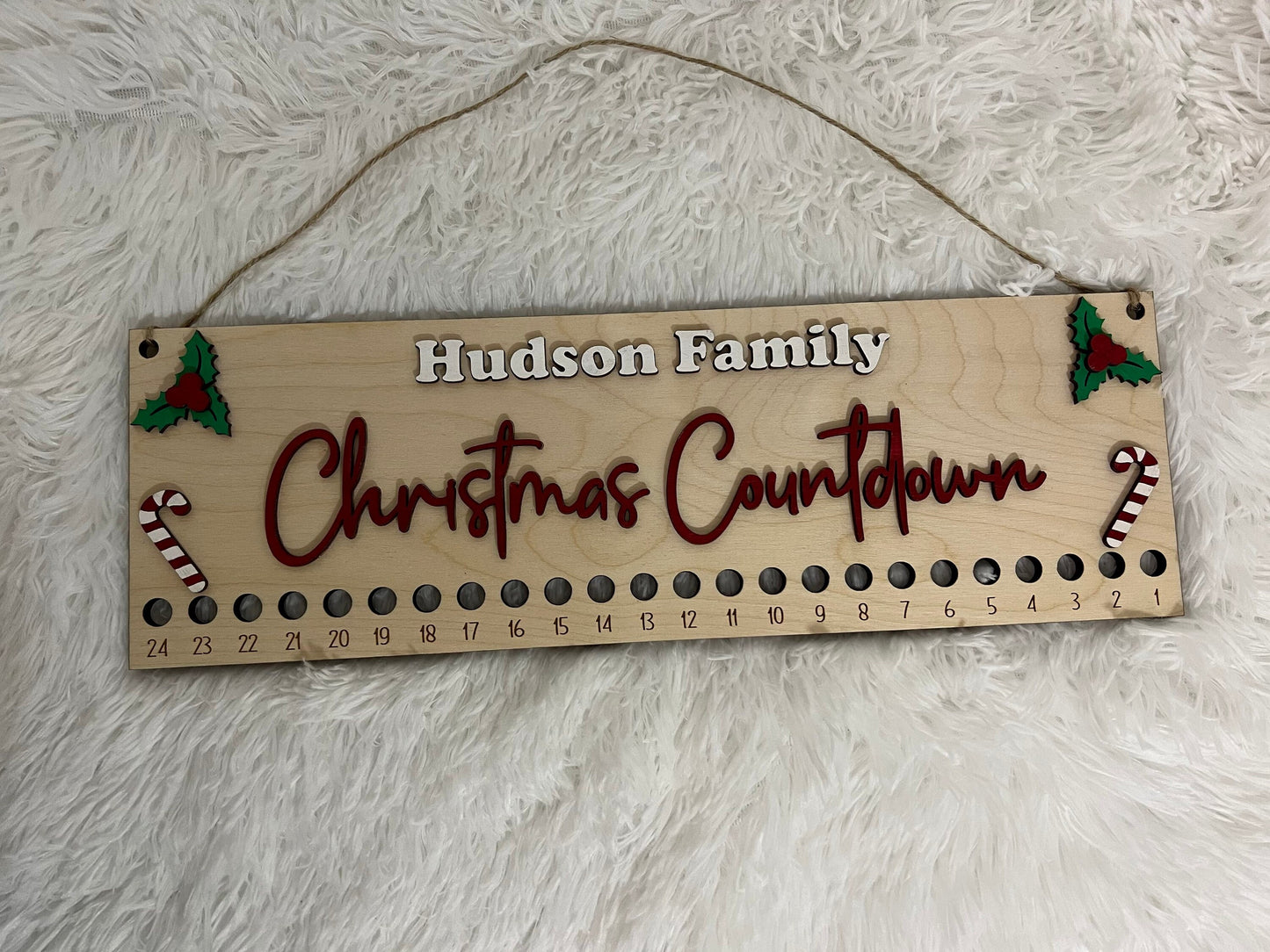 Christmas Countdown wall decor