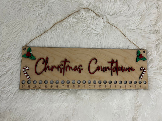 Christmas Countdown wall decor