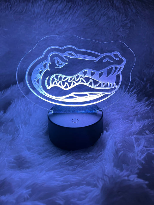 Gator Light Up Acrylic Sign