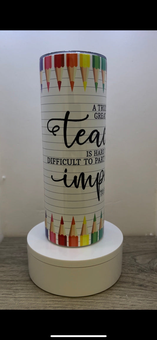 20oz or 30oz Teacher Appreciation Tumbler | Sublimation tumbler