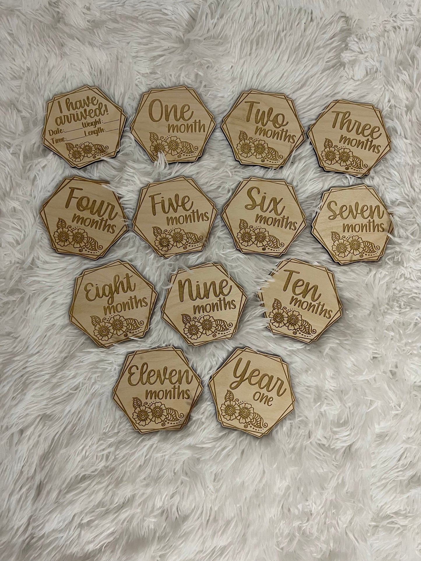 Baby milestone disks