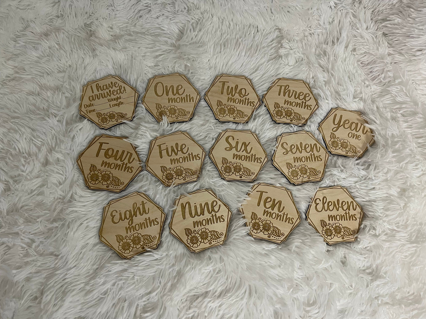 Baby milestone disks