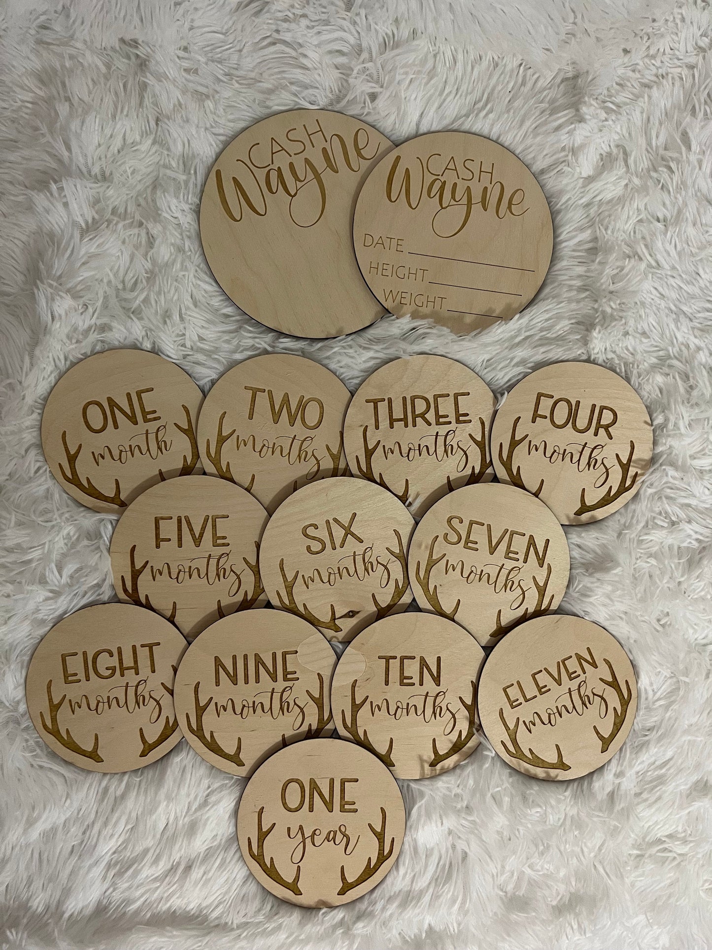 Baby milestone disks