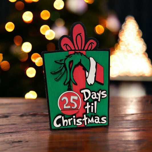 Christmas Countdown wall decor
