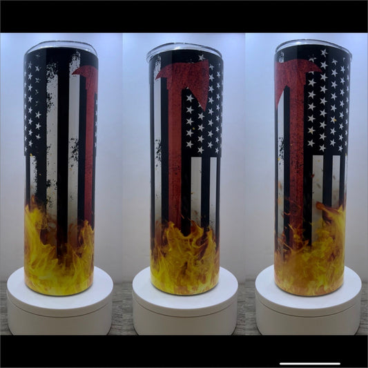 20oz or 30oz Firefighter tumbler | First responder sublimation